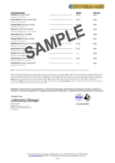 ASU Air Inlet Testing Program