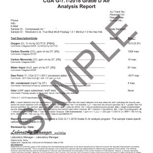 CGA Grade D Air Template