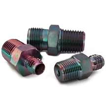 Passivated Gas Sampling Male Connectors (Thread to Pipe)